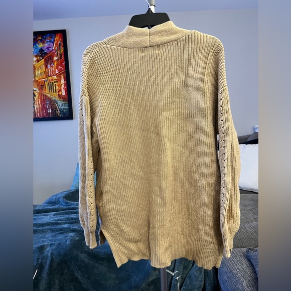 Universal Thread Tan Open-Front Cardigan - Picture 2 of 5